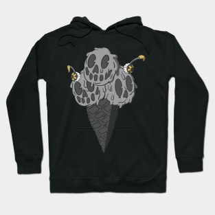 Old School Ice Scream (Gray) Hoodie